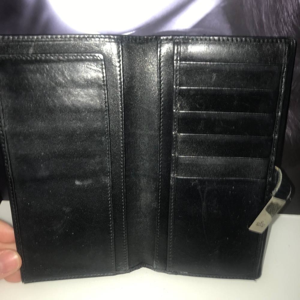 Gucci black‎ leather long wallet - Picture 4 of 4